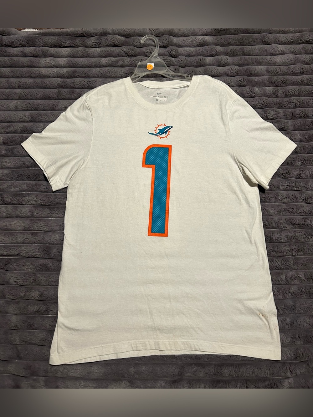Nike Tua Tagovailoa #1 Miami Dolphins Player T-Shirt
